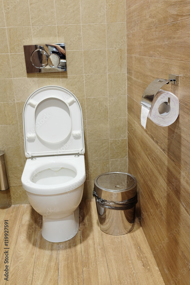 Interior of a publik toilet Interior of a publik toilet