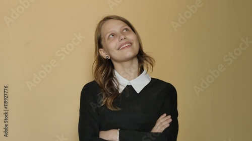 Cheerful and happy teen girl. 4K UHD