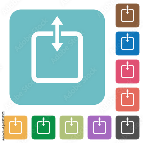 Flat adjust item height icons