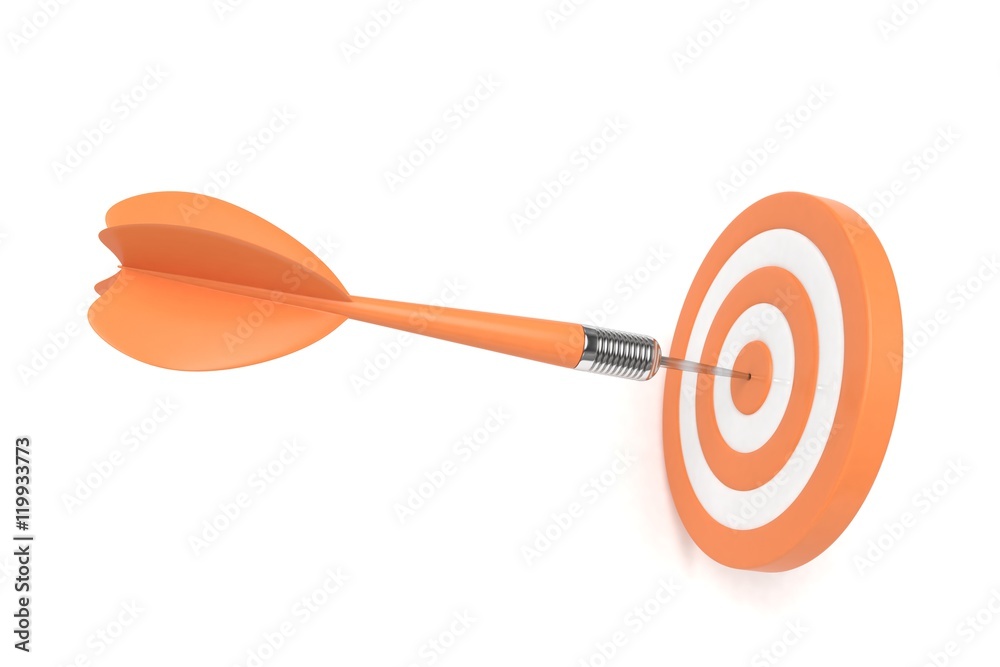 arrow darts in target. 3d rendering. arrow darts in target. 3d rendering.