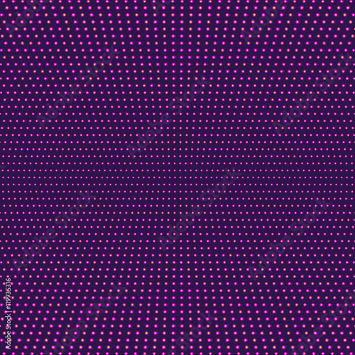 Purple fuschia abstract background. Magenta minimal design of luminous points. Symmetrical light background, Vector illustration