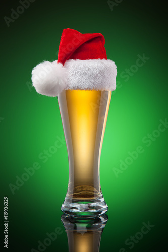 Christmas beer mug