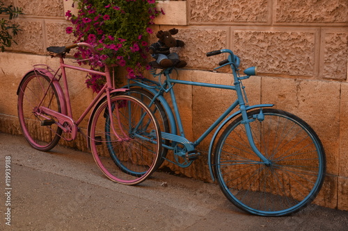 Novigrad, Stadt, Gasse, Wand, Fahrrad, Rad, Räder, Fahrräder photo