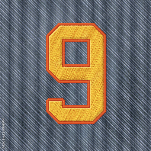 Embroidery Patch Numbers