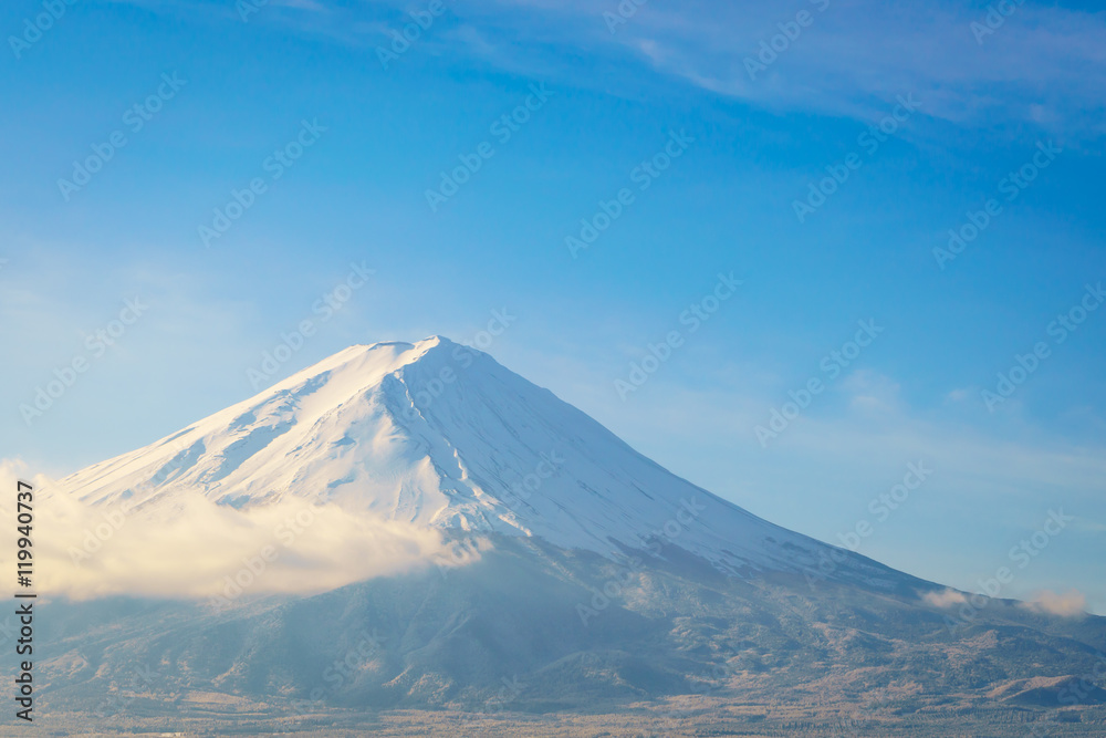 Mountain Fuji with blue sky , Japan