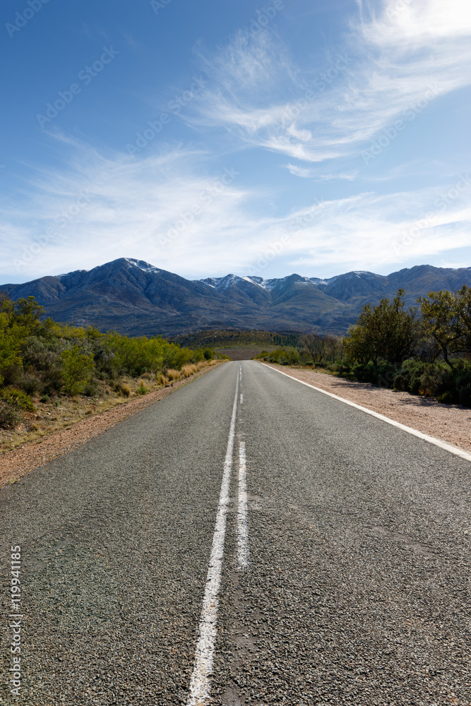Fototapeta premium The Road to The Swartberg Nature Reserve