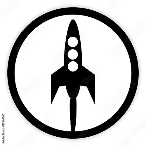 Starting rocket button.