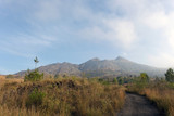 Batur volcano on Bali island