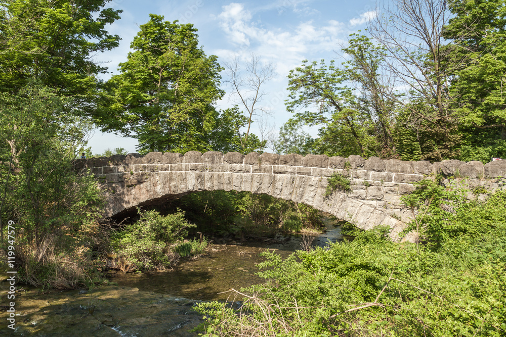 Stone bridge from goat island to three sister island at Niagara Falls State Park in New York, USA.
Stone bridge from goat island to three sister island at Niagara Falls State Park in New York, USA.