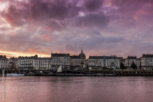 Sunset in Nantes