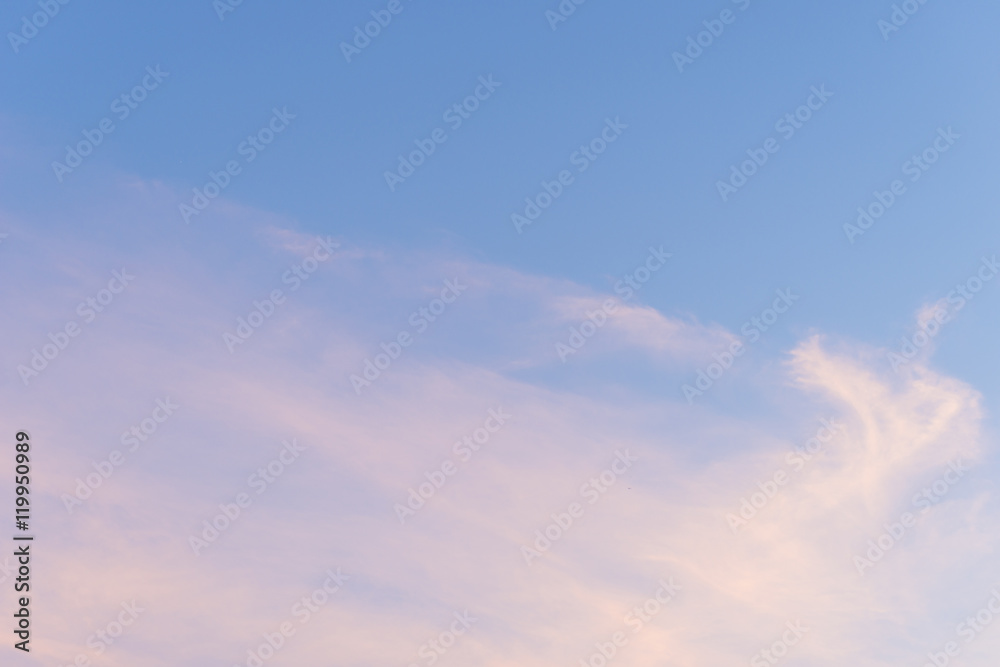 Obraz premium 夕焼け雲