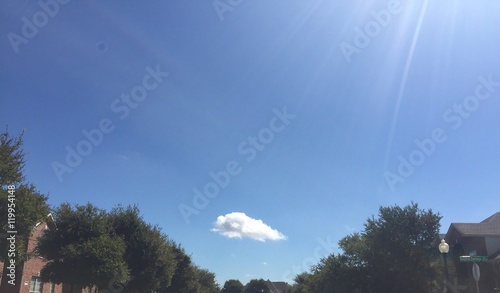one lonely litle cloud photo