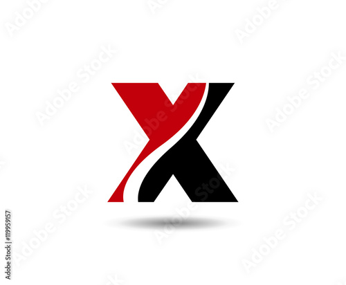 Letter x logo icon design template elements
