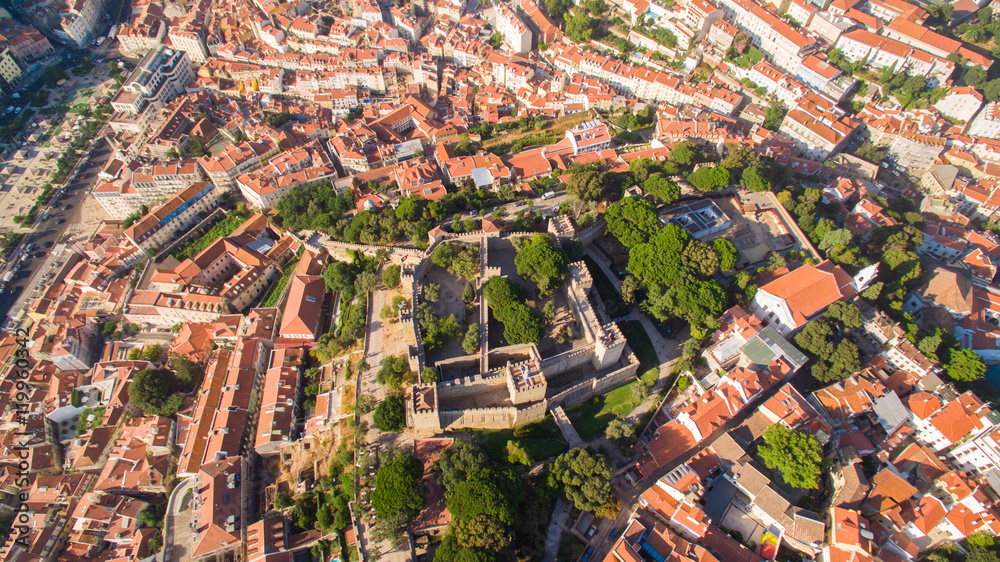 Castle of Saint George Lisbon view from above