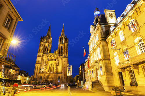 Coutances Cathedral and City Hall