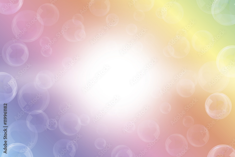 Background Wallpaper Vector Illustration Design Free Free Size Charge Free Colorful Color Rainbow Show Business Entertainment Party Image 背景素材壁紙 シャボン玉 バブル 水 気泡 光線 透明感 ぼけ ぼかし 輝き 煌めき 淡色 薄色 空 Stock Vector