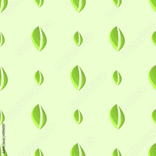 Seamless leafs pattern