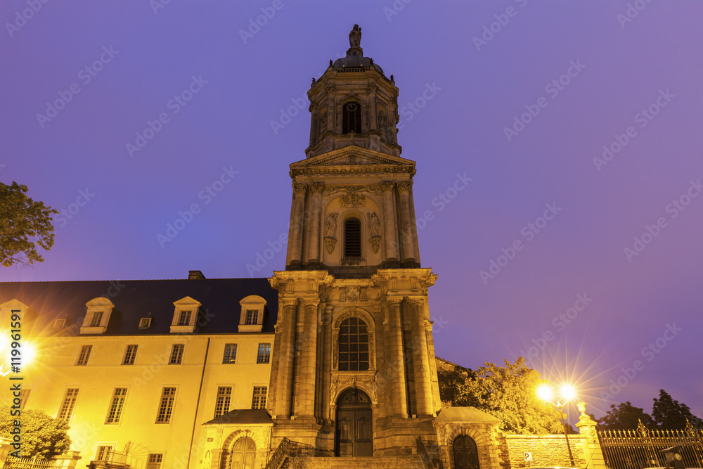 Notre-Dame-en-Saint-Melaine Church in Rennes