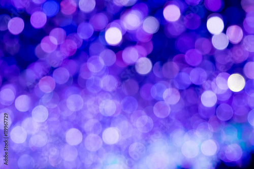Blurred abstract background with bokeh light