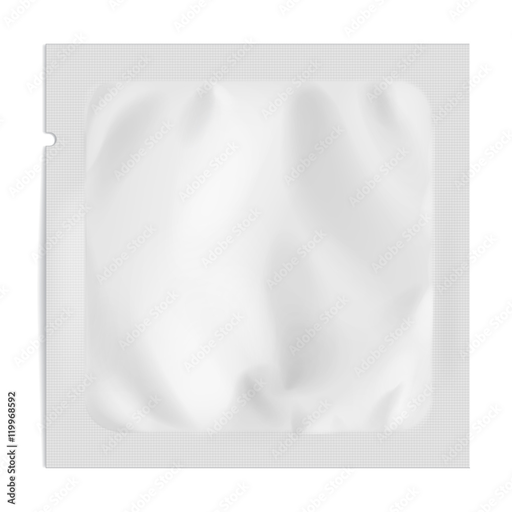 Packaging Foil for cosmetics probe.