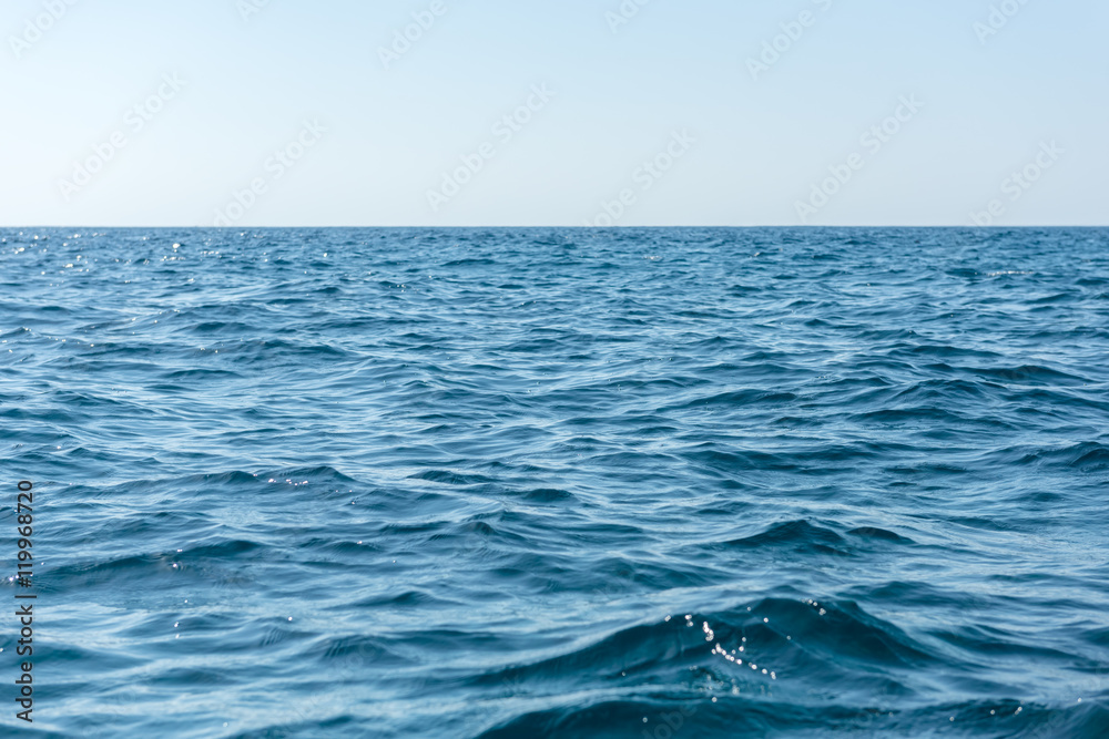 blue sea and sky background