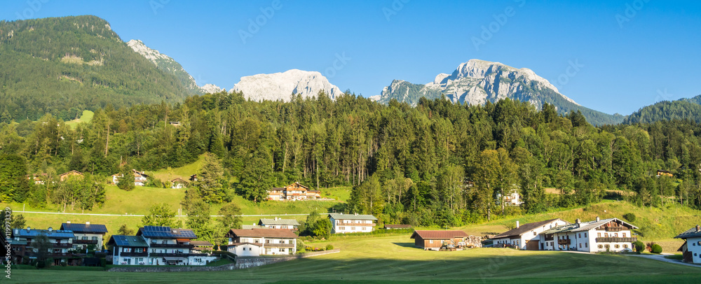 Berchtesgadener Alpen Panoramablick