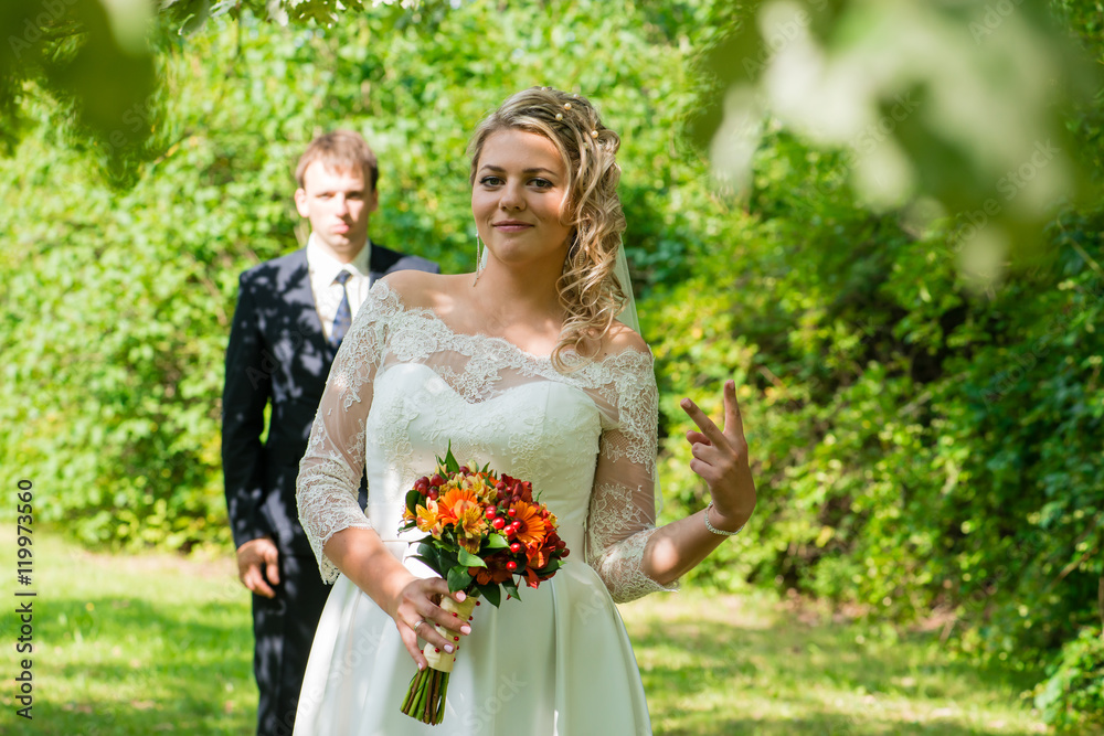 wedding photography, bride and groom in a wedding dress
