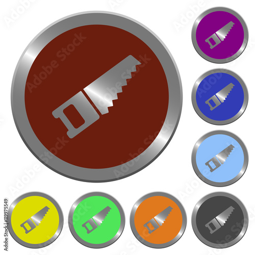 Color hand saw buttons