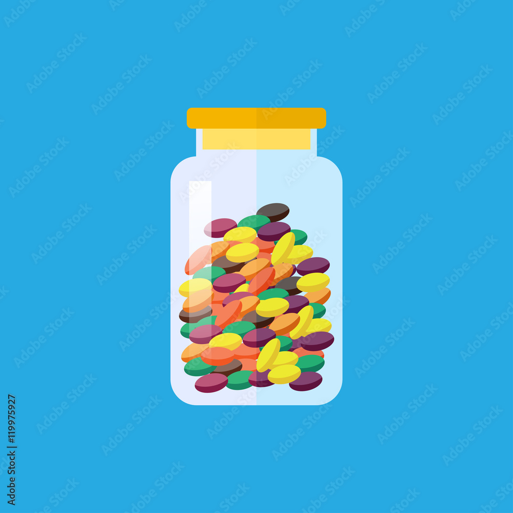 Flat lollipop icon Flat lollipop icon