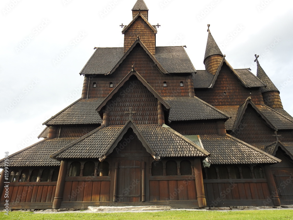 Heddal stave church in Norway