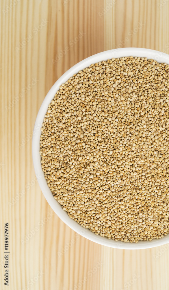 Organic uncooked white quinoa Organic uncooked white quinoa