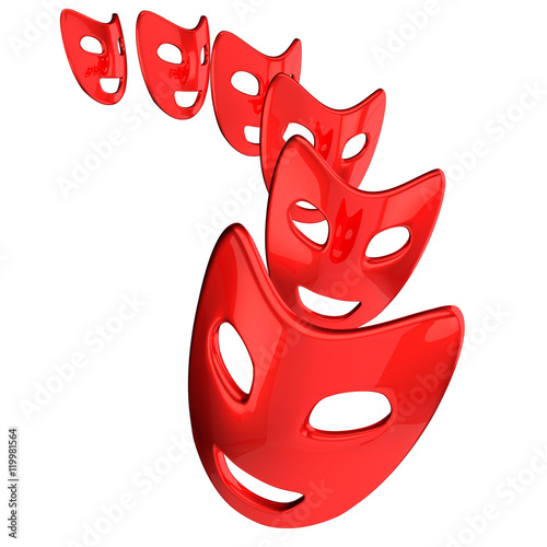 red Mask smile