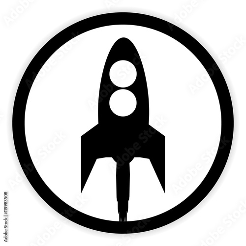 Starting rocket button.