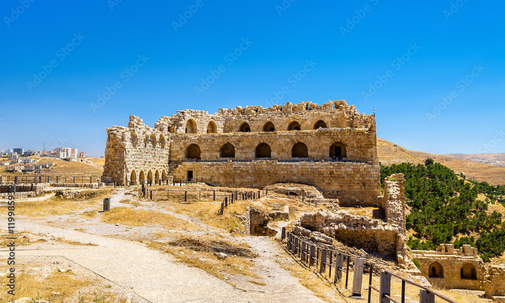 Fototapeta premium Medieval Crusaders Castle in Al Karak