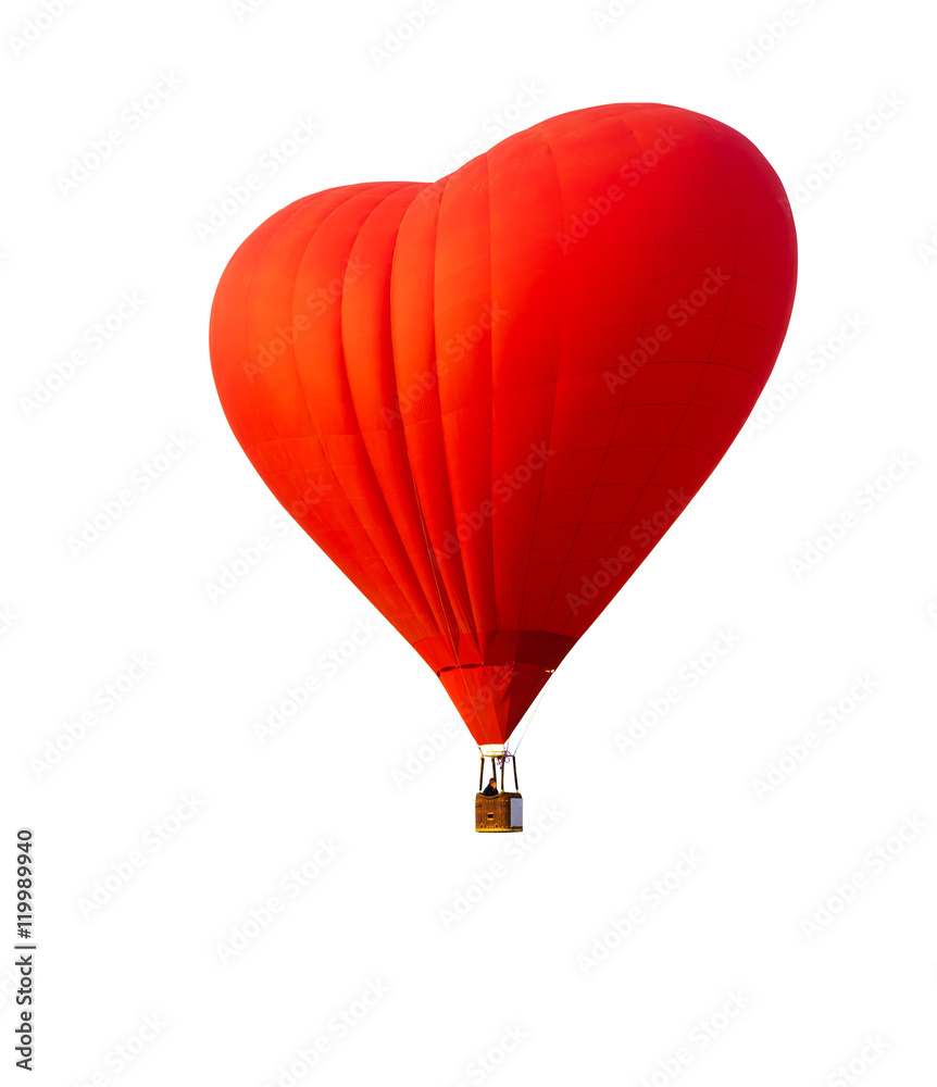 Naklejka hot air balloons isolated on white