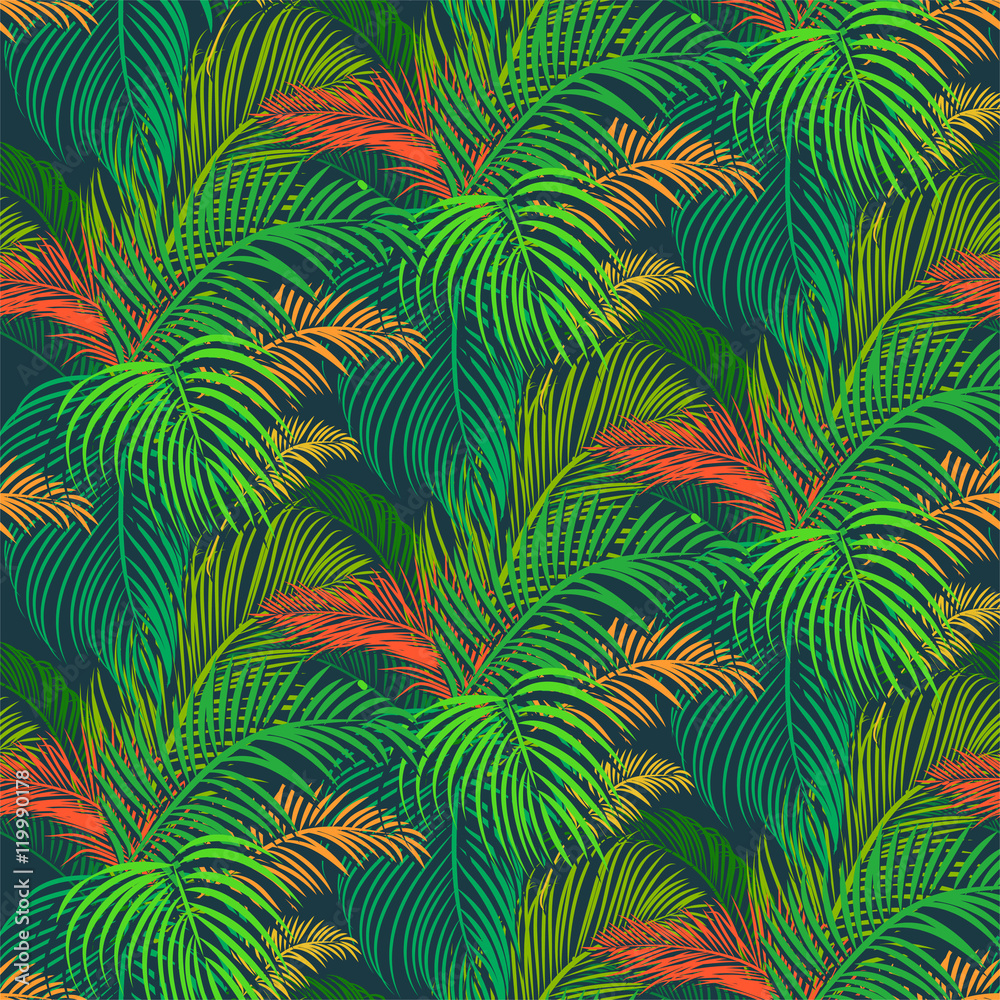 Seamless palm pattern Seamless palm pattern