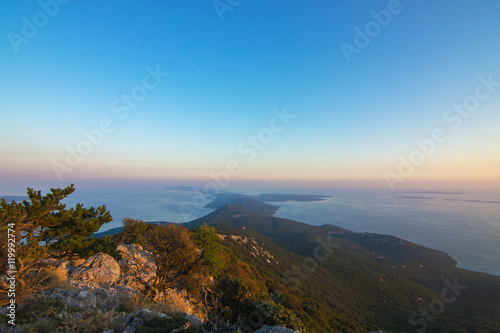 Beautiful sea view on island Mali Losinj in Croatia © Daniel Vincek