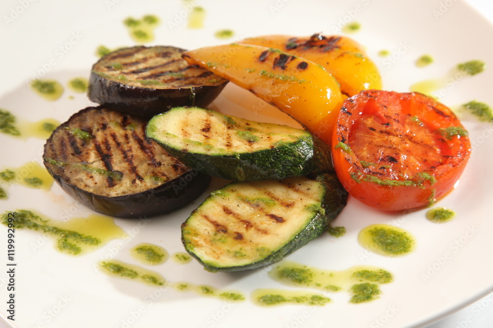 Zucchini and grilled vegetables Zucchini and grilled vegetables