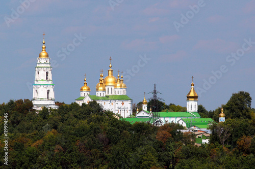 The Holy Cross Exaltation Monastery in Poltava, central Ukraine photo