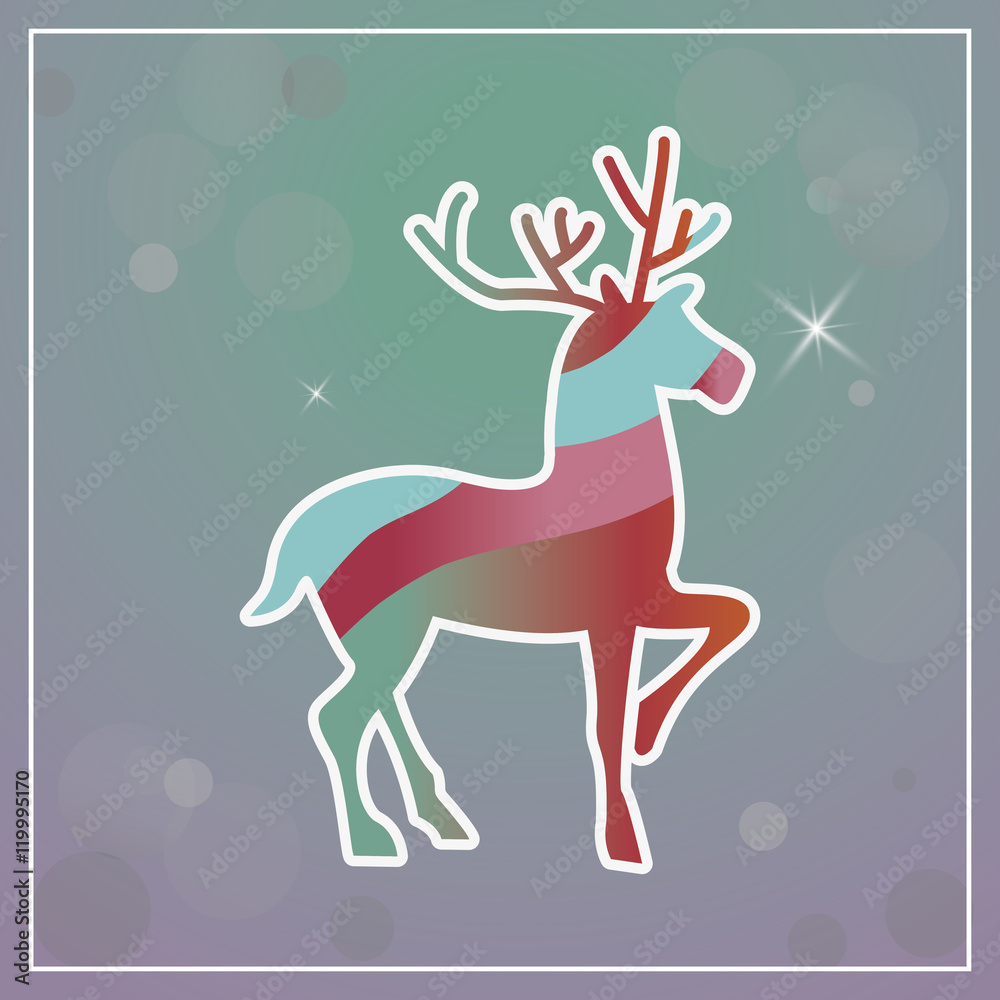 snowflake merry christmas decoration celebration winter theme image vector illustration