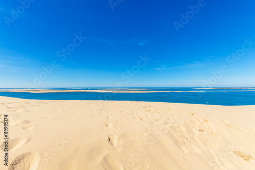 View from Dune of Pyla  Arcachon Bay
