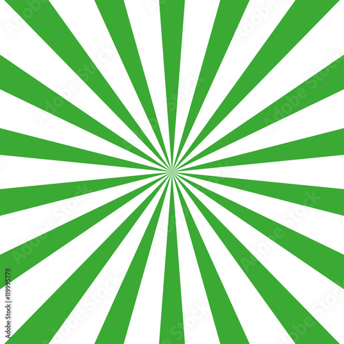 White rays on green background Vector Background Illustration EPS10