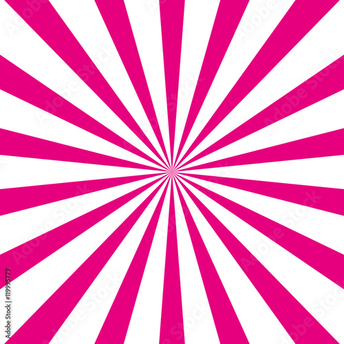Pink and white color burst background White rays wallpaper Vector illustration EPS10