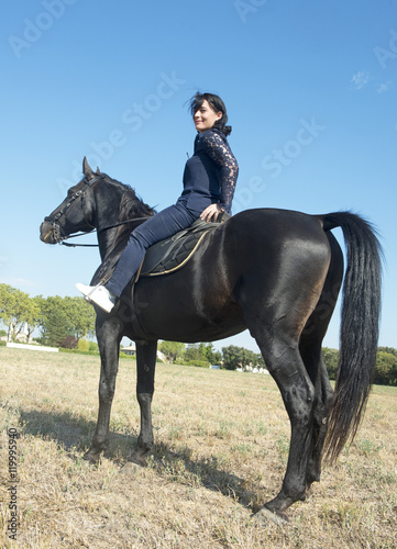 beautiful riding girl