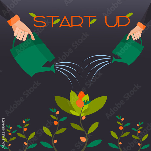 Start-up in the form of a flower attachment profit expectation