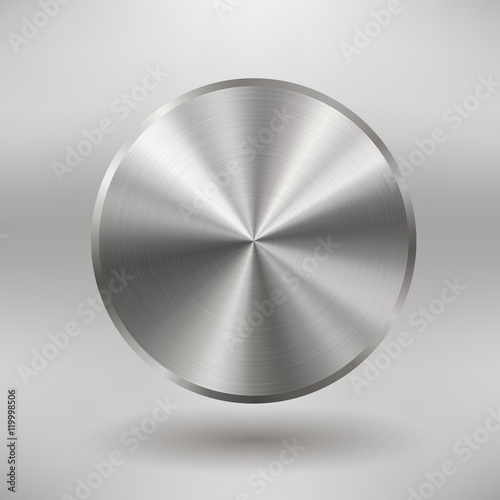 Metal Badge with Texture