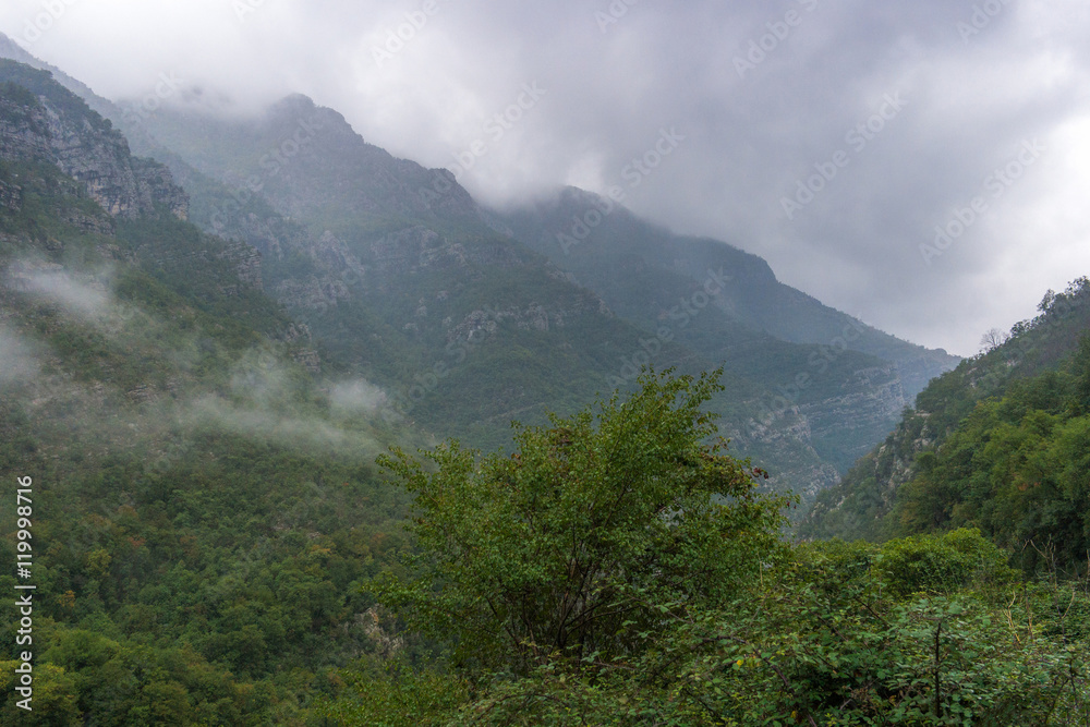 Moraca River Canyon in Montenegro