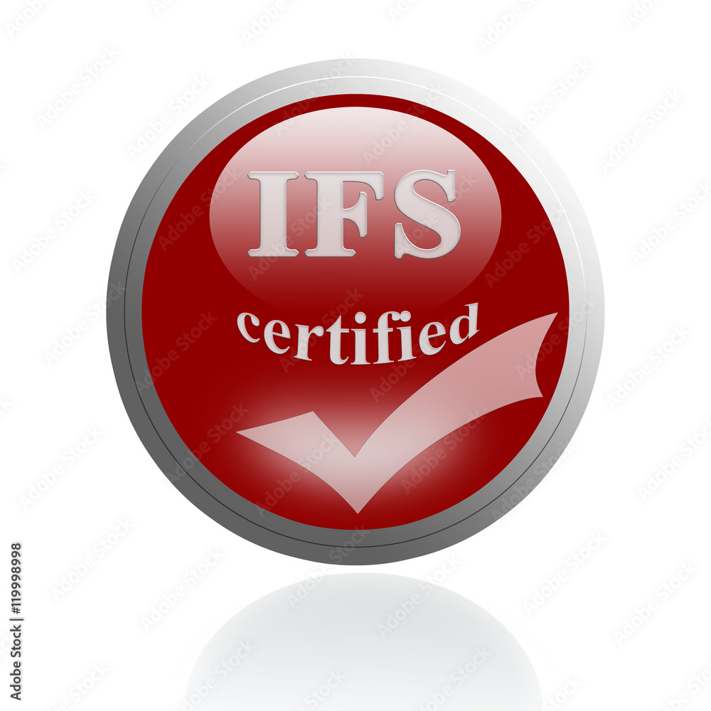 IFS certified icon or symbol image concept design for business and use in company system. IFS certified icon or symbol image concept design for business and use in company system.