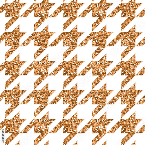 Vector illustration season fashion trend pied-de-poole houndstoo