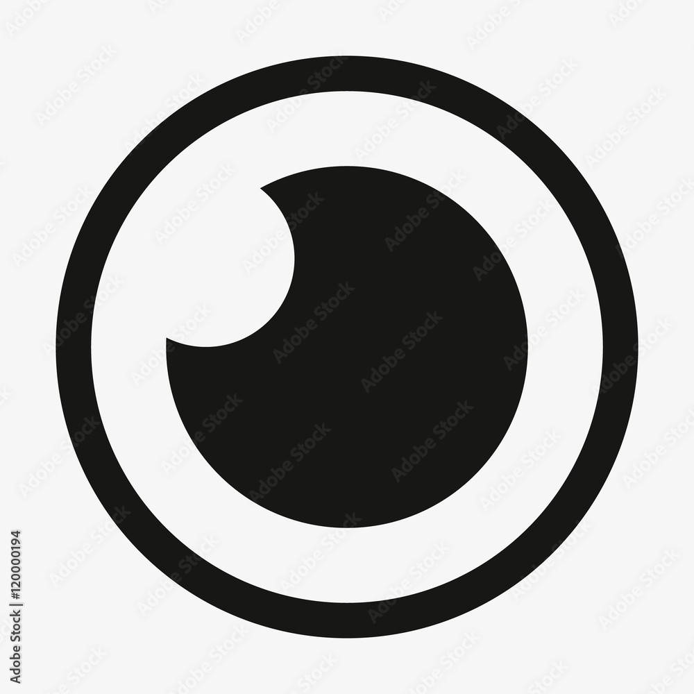 Eye Icon Vector Illustration Eye Icon Vector Illustration